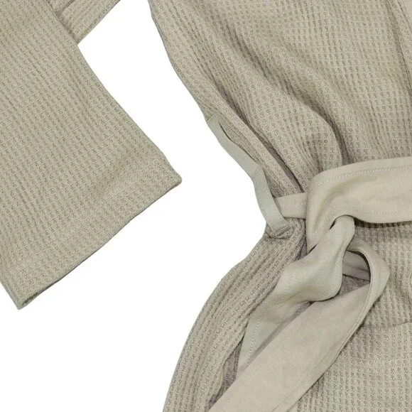 Polo Ralph Lauren Waffle Knit Hooded Belted w/Pockets Men's Bathrobe NWT - Picture 3 of 4